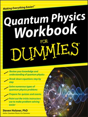 cover image of Quantum Physics Workbook For Dummies